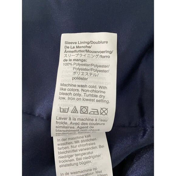 J Crew Colorblock Teddy Sherpa Coat S Cream Green & Blue - Picture 7 of 8